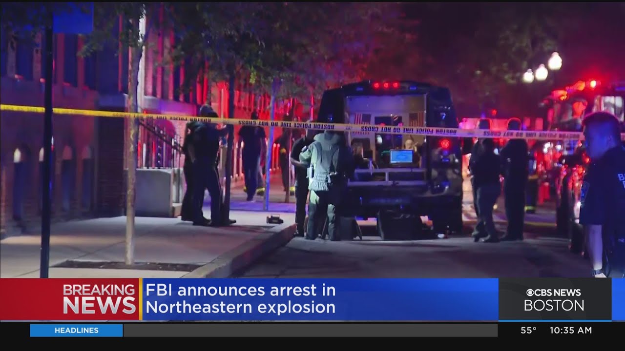 Man arrested in connection with reported Northeastern University explosion