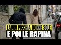 TERRORE IN STRADA: LADRO PICCHIA DONNE SOLE COLPENDOLE AL VOLTO E POI LE RAPINA - MONTEVERDE