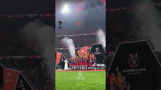 when bacelona won there league cup
