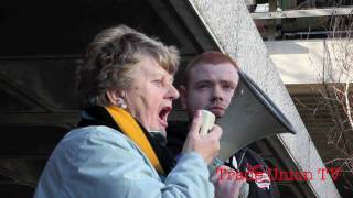 Elizabeth Coote's address at protest in UCD  25th January 2012
