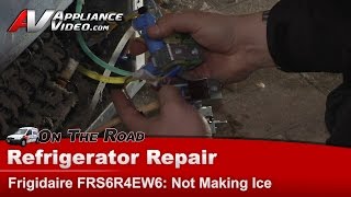 Frigidaire Refrigerator Repair  Not Getting Water  Solenoid Valve