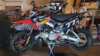 CRF110 with BBR D3 Exhaust Sound