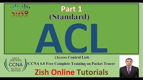 ACL Scenario Understanding Standard Configuration|CCNA Complete Training| Version 6.0 in Urdu Part 1