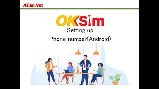 Android/OK SIM ver2. (How to set up phone number on softphone) screenshot 2