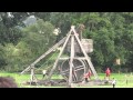 Warwick Castle - Trebuchet in Action