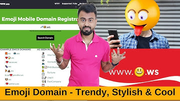Emoji Domains | How emoji Domains Work | Trendy & Cool Emojis in a Domain