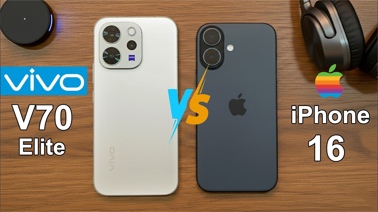 Vivo V70 Elite Vs iPhone 16 Speed Test !