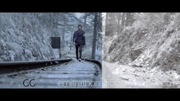 snow fall vfx compositing
