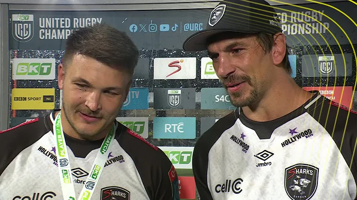 André Esterhuizen and Eben Etzebeth speak after last-minute victory for Hollywoodbets Sharks