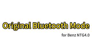 NTG4.0 | How to set up CarPlay / Android Auto sound Original Bluetooth Mode for Benz Linux screen
