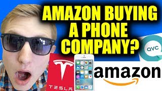 Celebrity AMAZON BUYING A TV/PHONE COMPANY? APPLE LAWSUIT COULD BAN IPHONES - TESLA DOWN 20% - QVC & HSN! Net Worth