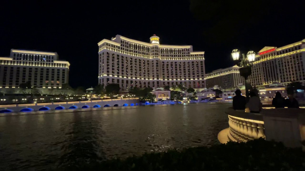 BELLAGIO WATER FOUNTAIN TIME TO SAY GOODBYE ANDREA BOCELLI IPHONE 12