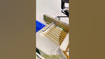 Stunning Speed of the Golden Bead Stringing Machine!