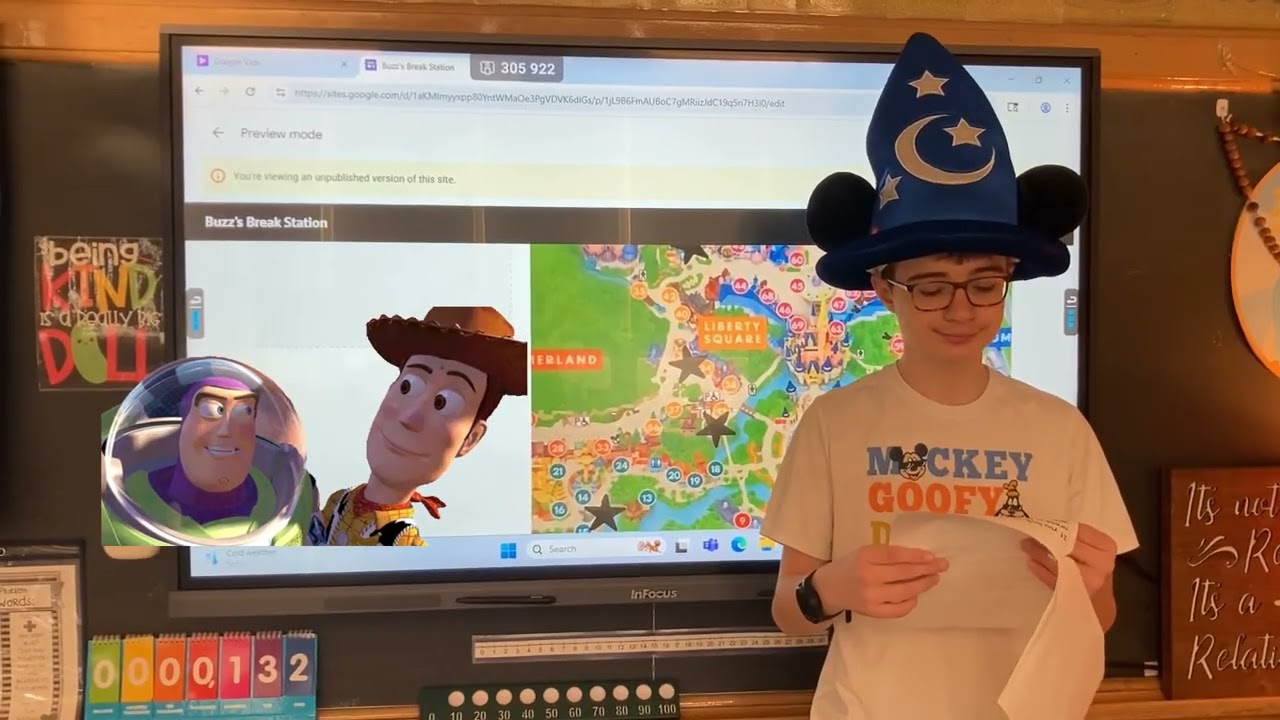 Team Magic Kingdom, Project Buzz's Break Station