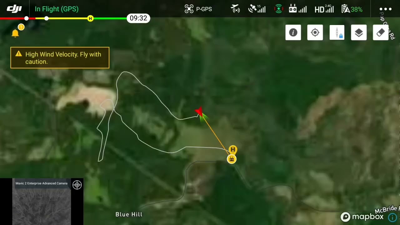 3/6/22 Thermal drone footage DJI M2EA scouting for feral hogs