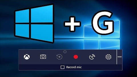 How to screen record on laptop using Xbox Game bar