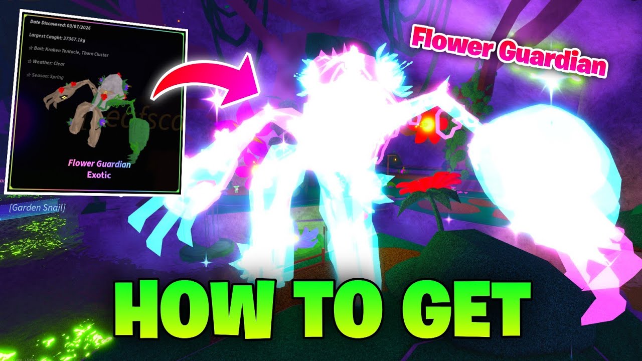 How to Get Exotic Flower Guardian in Fisch