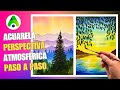 Acuarela - Perspectiva Atmosférica - Talleres Libres Cusco