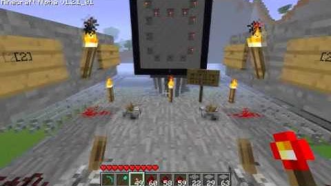 Minecraft: 3-bit adder with 7-segment display