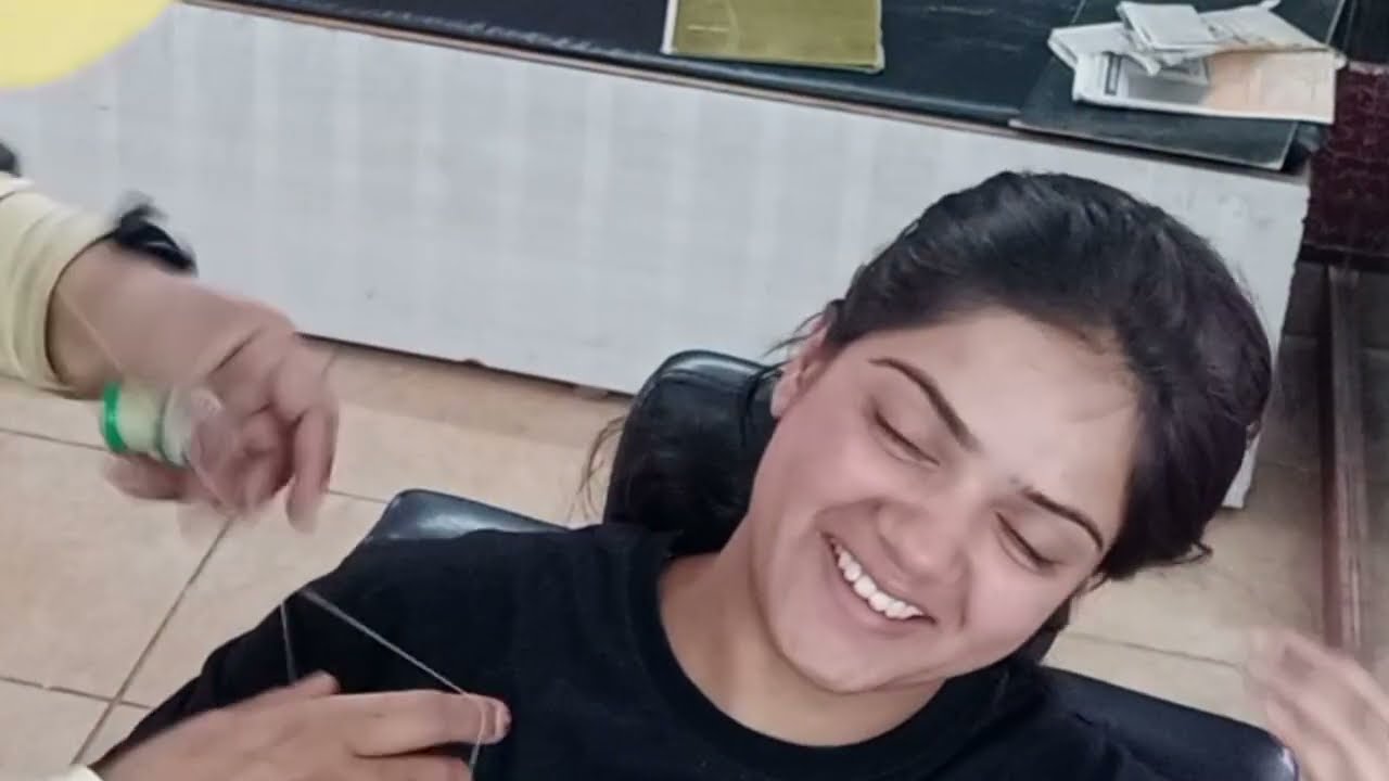 Full face threading tutorial painful threading tutorial for beginners in beauty parlour