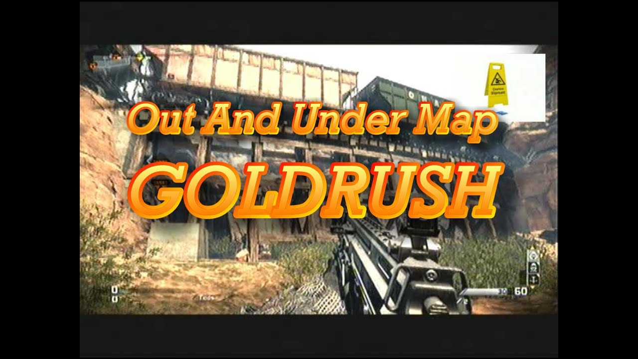 COD Ghosts Glitches *NEW* Out Of Map Goldrush