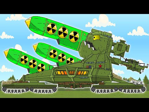 Видео: Дуэль Танков Гибридов - Мультики про танки