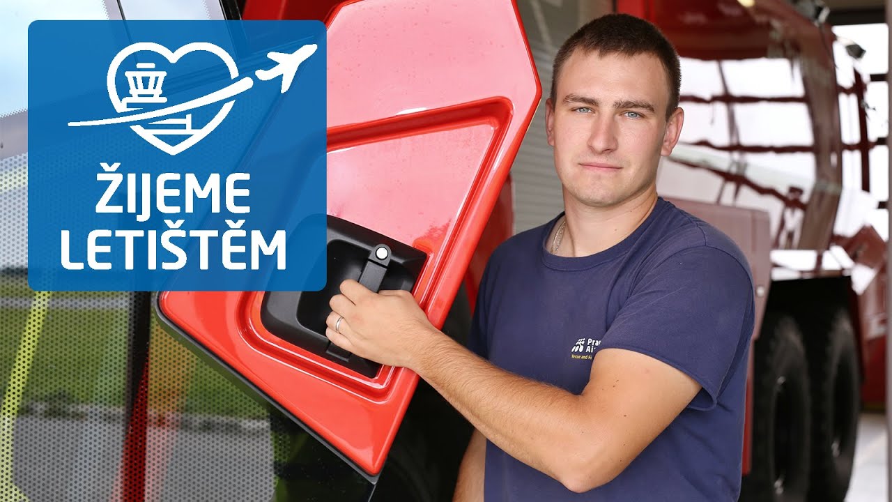 Práce u hasičů na letišti