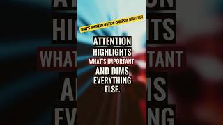 Attention highlights what is selected #attention #select #highlights #highlight #dim #information