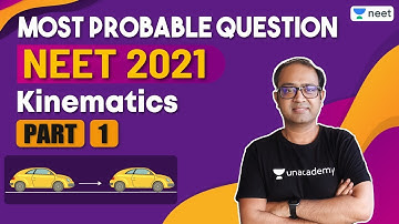 NEET: Most Probable Questions for NEET 2021 |  Kinematics | Part - 1 | Unacademy NEET | Anu Gupta