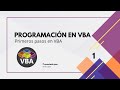 Programación en VBA - Primeros pasos