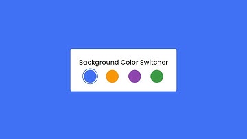 Click To Change Background Color Using JavaScript | Rizowan Ahmed Safi