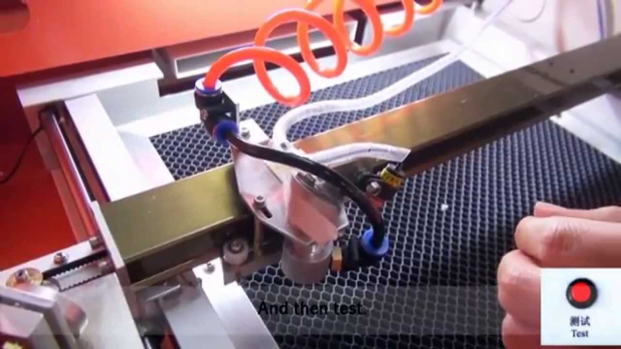 Adjust optical path of mobile screen protective film cutting machine