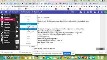 Kami Text to Speech PDFs