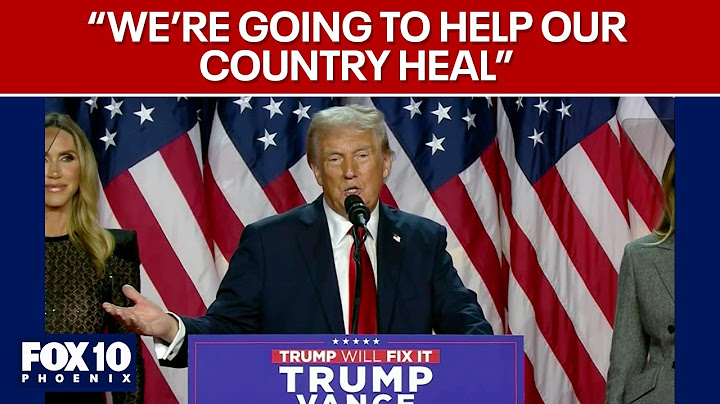 Full speech: Trump speaks to supporters after 2024 election win