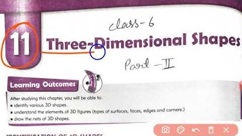 Class 6 math | Chapter 11 Three- Dimensional Shapes Part 2 | mkd agrim academy