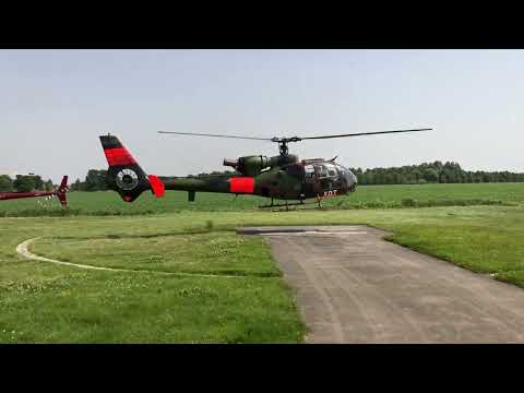 15y old son taking off with SA342M gazelle