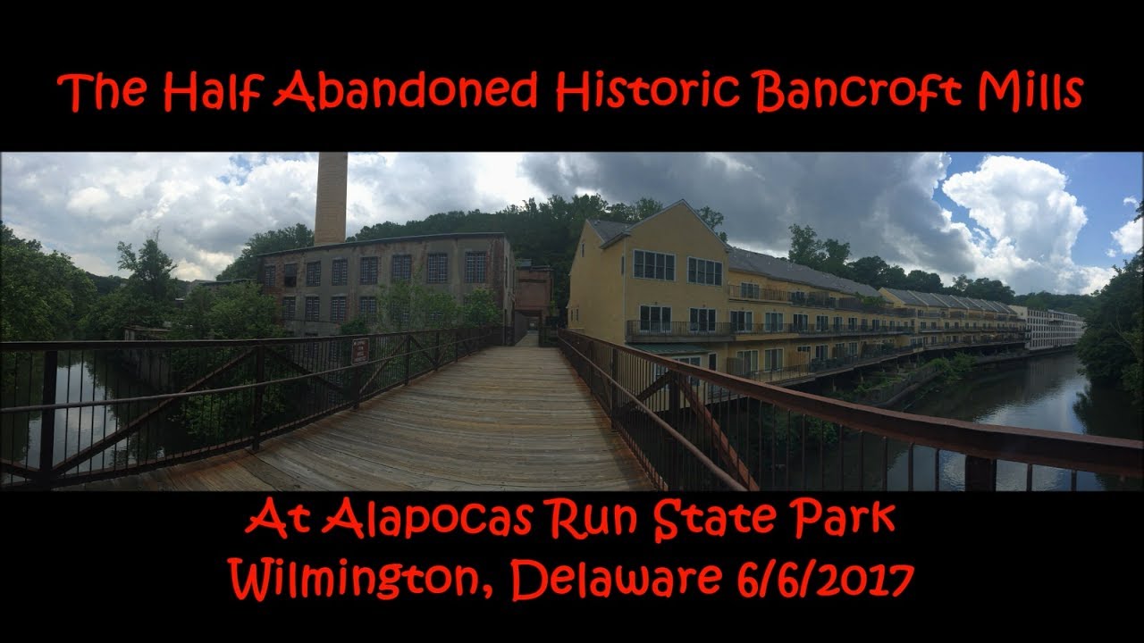 The Half Abandoned Historic Bancroft Mills At Alapocas Run State Park