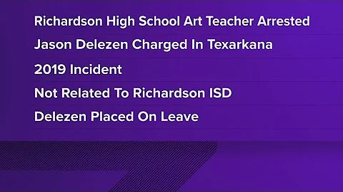 North Texas teacher arrested for inappropriate relationship with minor, officials say