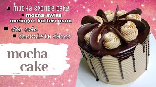 MOCHA CAKE | ala goldilocks | swiss meringue buttercream | (025)