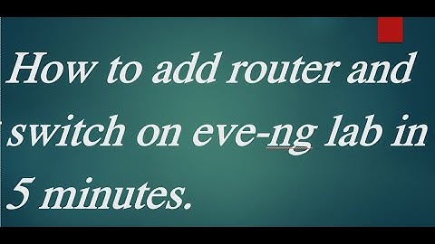#how to add router and switch on eve-ng lab? #Kaise add kare router aur switch ko eve-ng lab me?