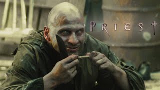 كهنة الكنيسه بيحاولوا ينقذوا الناس من مصاصين الدماء | ملخص فيلم priest