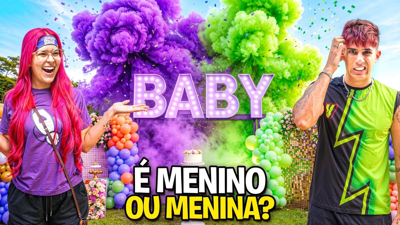 DESCOBRIMOS SE O BEBÊ É MENINO OU MENINA *revelamos tudo