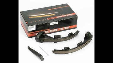 Dynamic/sequential mirror indicators VW Passat B8. See description.