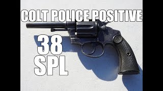 Shooting a 1919 Colt Police Positive Special Revolver .38 Special