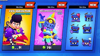 Brawl Stars ALL SKINS Price, Date + ANIMATED PINS - onceuponabrawl August Update