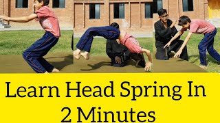 How to Do Head Spring | Gymnastic | Stay Fit With Ahsan