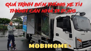 The Process of Turning Trucks into Mobihome Trailer Motorhome Rv Motorhome Vietnam