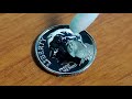 【Coin Polishing】coin to mirror #1/Satisfying Video - 10 cent coin Polishing