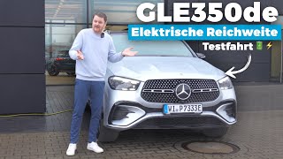 How far can the GLE350de go purely electrically?🤔⚡ I Mercedes-Benz range test