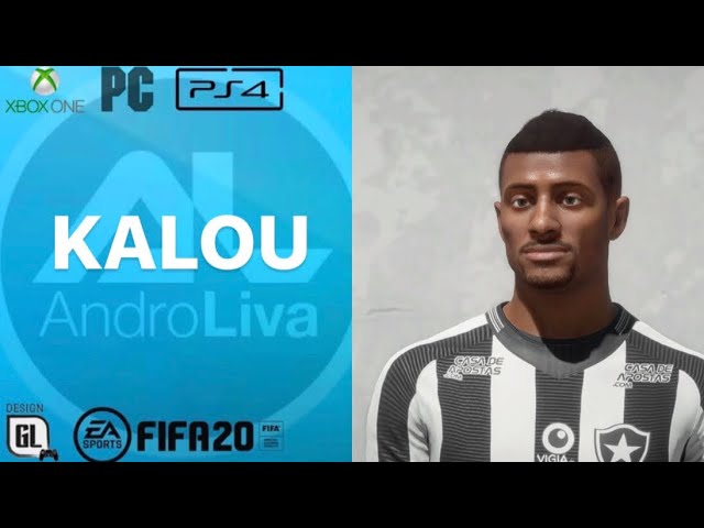 KALOU - FACE TUTORIAL + STATS (FIFA 20) (BOTAFOGO) UPDATE 